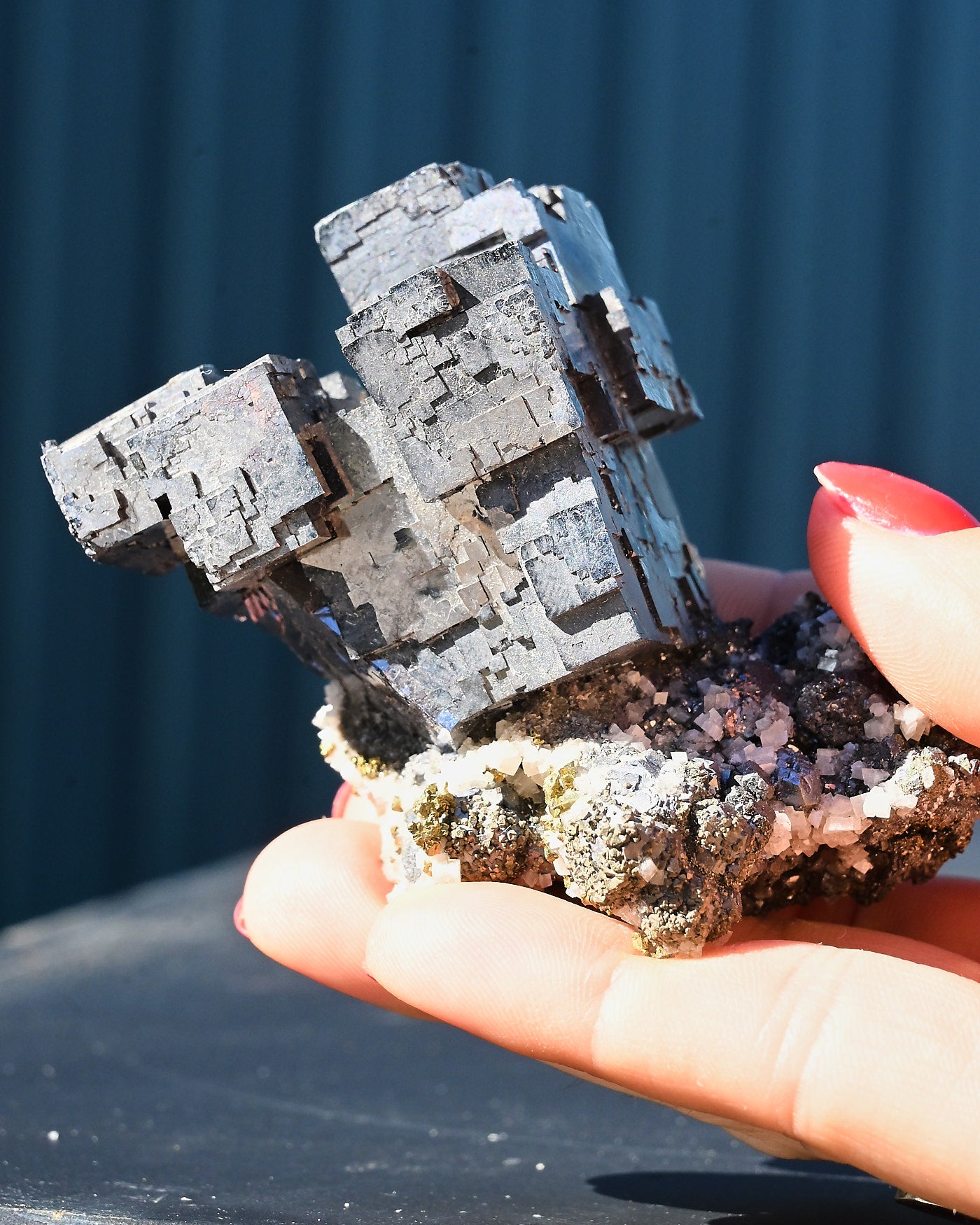 Calcite Galena 0.695 side