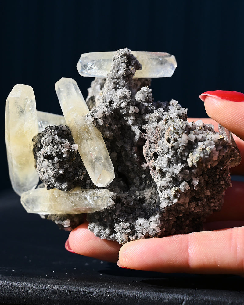 Calcite with Galena 0.335 lb Sweetwater Mine