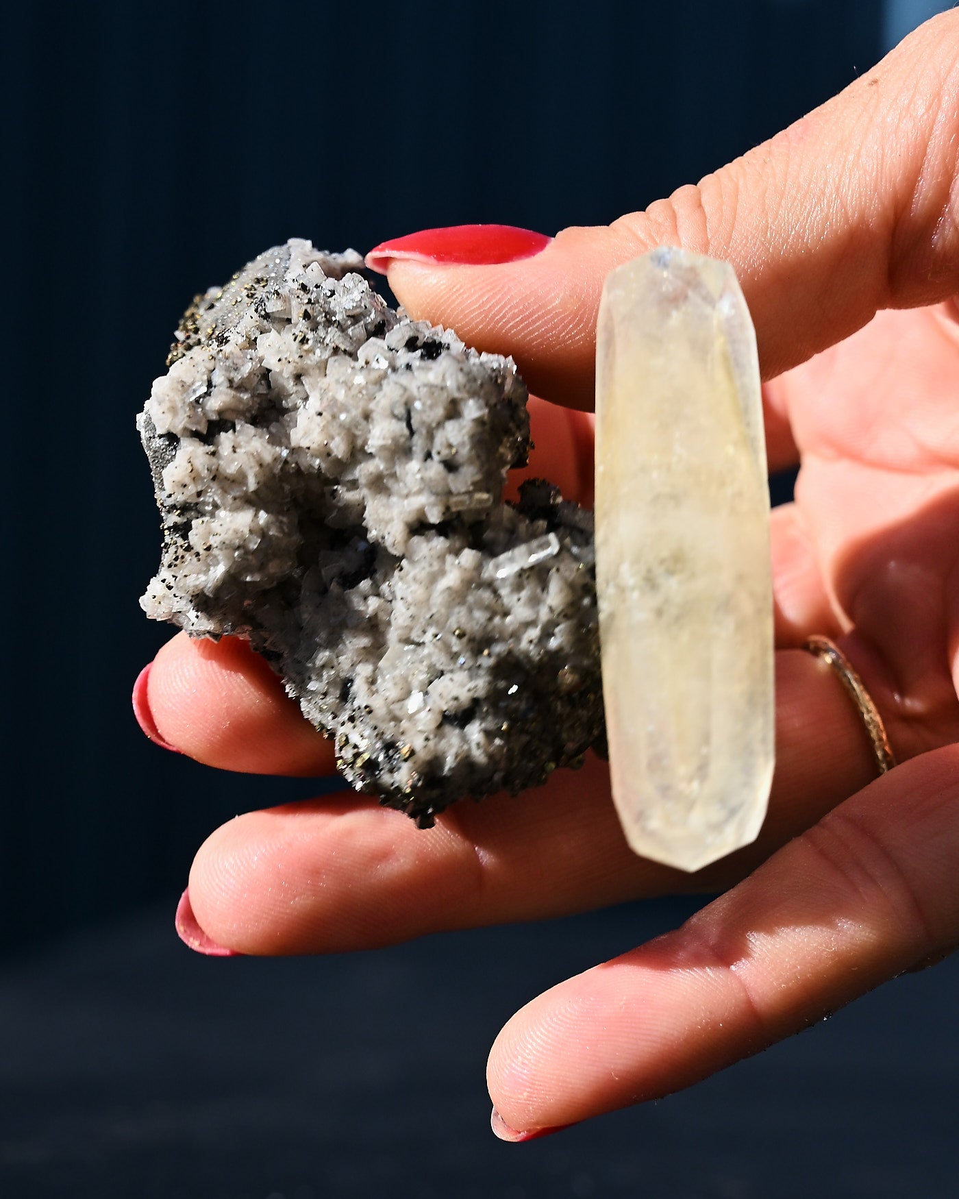 Calcite Galena 0.190 detail