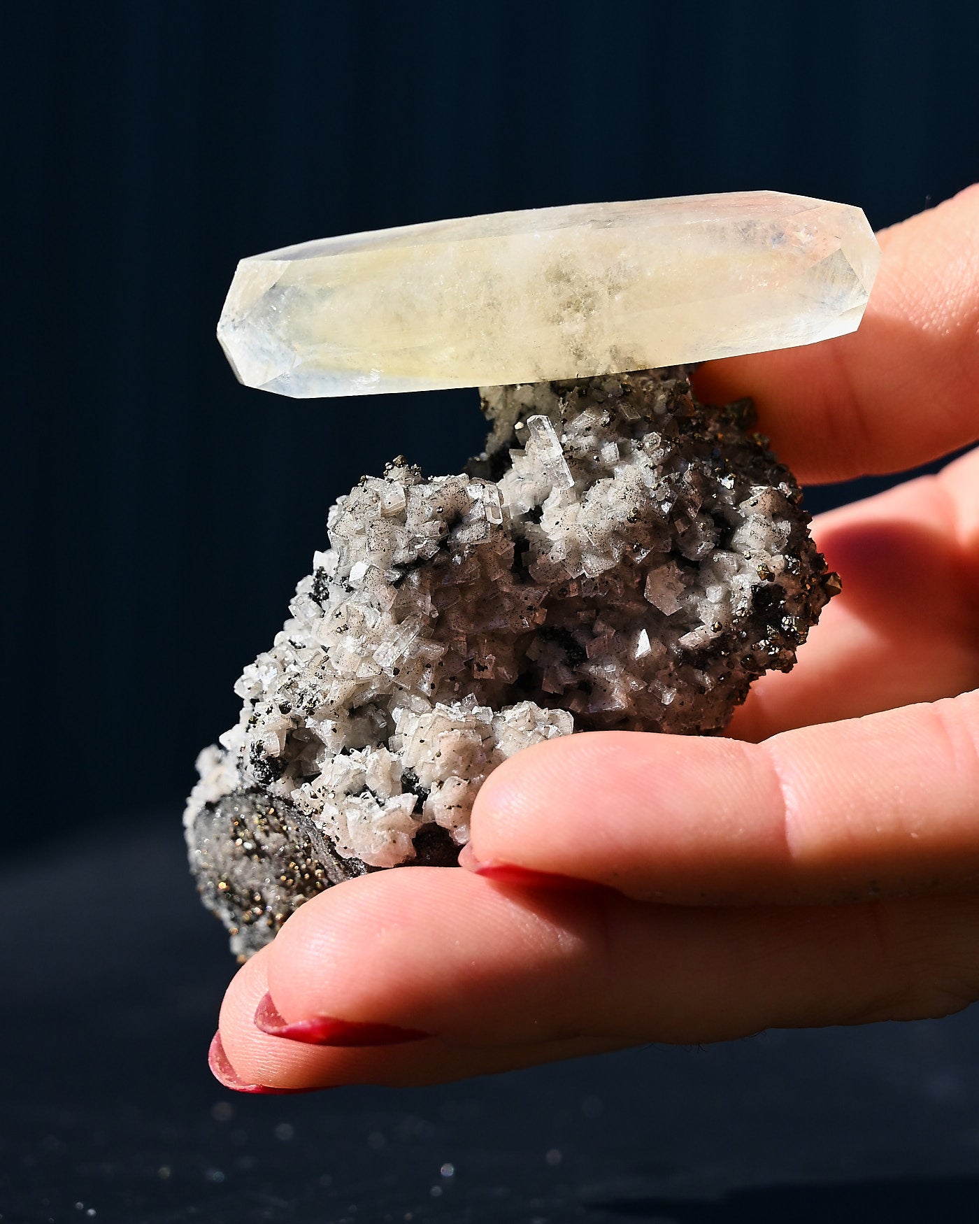 Calcite Galena 0.190 side