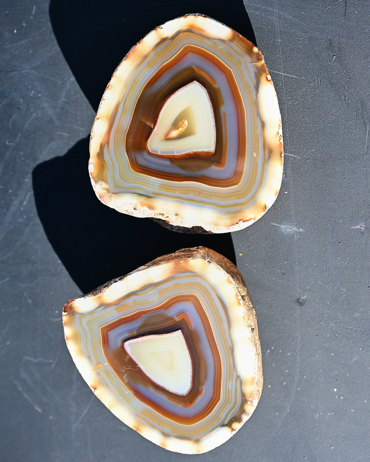 Brazil Agate 2.54 pair detail