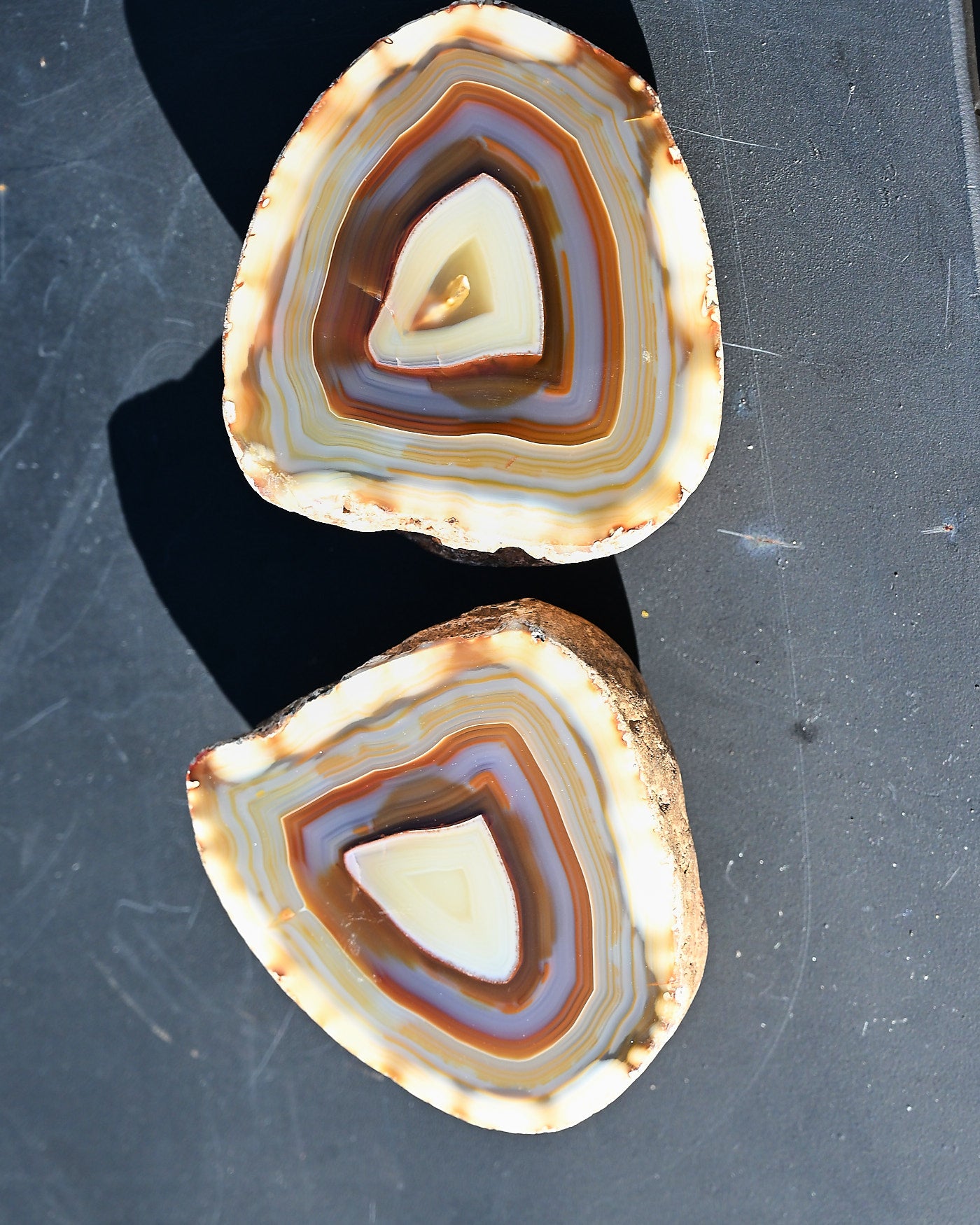 Brazil Agate 2.54 pair side