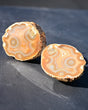 Brazil Agate Matched Pair 1.785 lbs — 1950s Collection