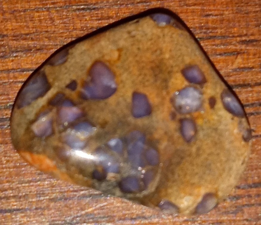 Llanite crystal — Pink, blue, gray specimen, Trigonal crystal system