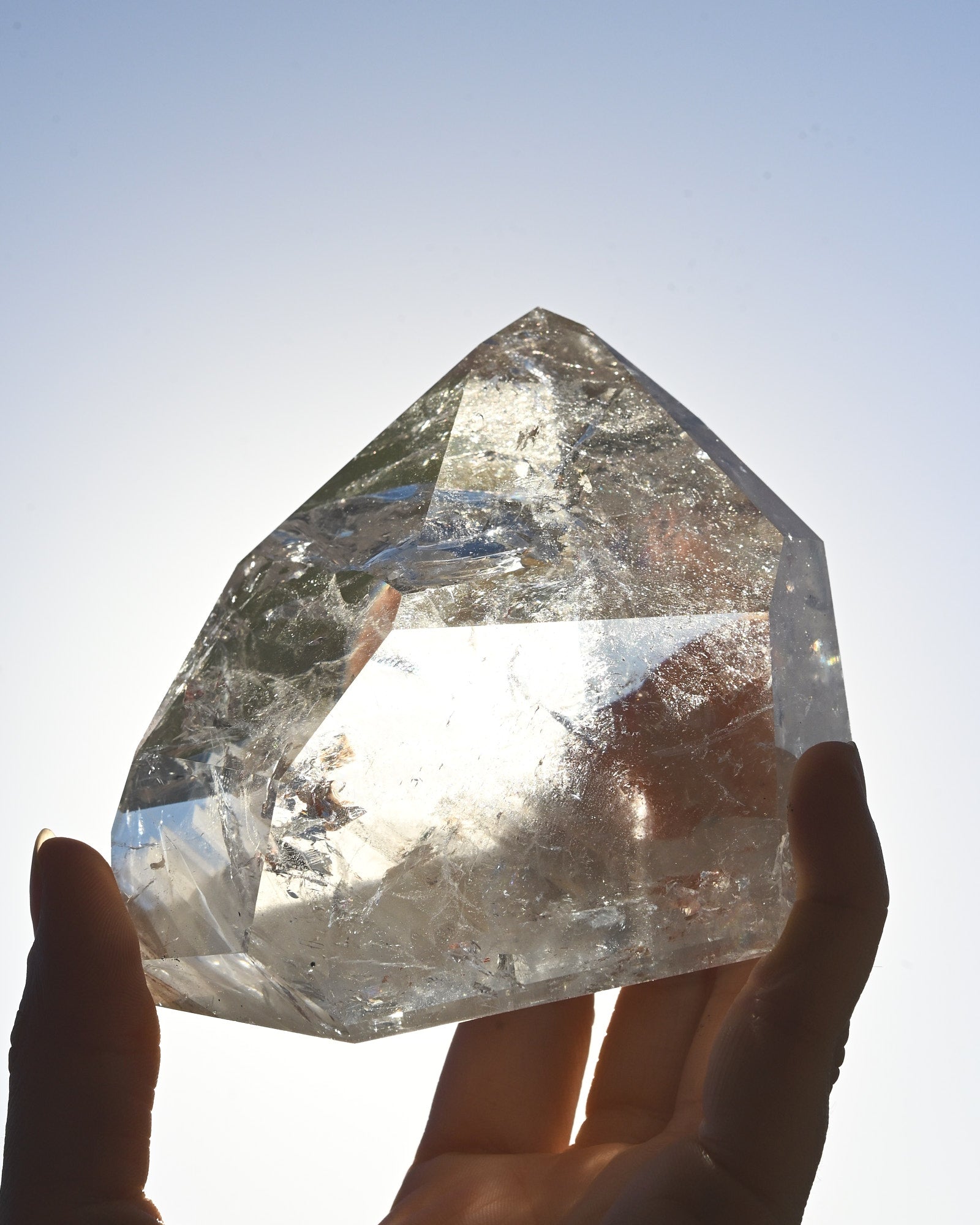 Clear Quartz on Stand