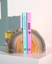 Agate Bookend Set