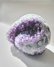 Amethyst Geode with Agate Eye