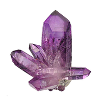 Amethyst geodes form naturally inside volcanic rock over millions of years.