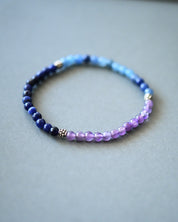 Enlighten Bracelet - Blue Aventurine & Amethyst 4mm