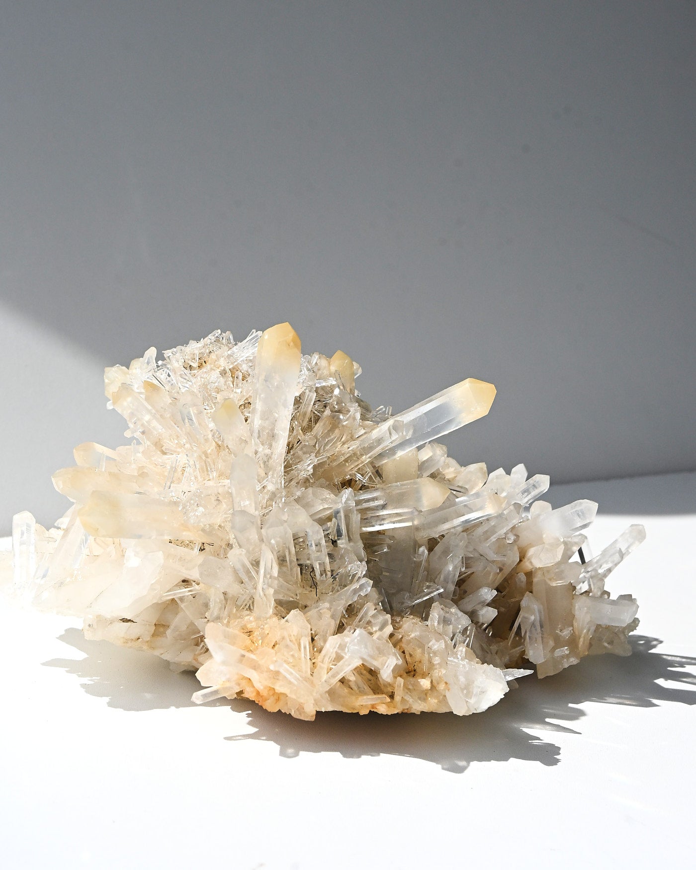 Statement Mango Quartz Lemurian Cluster – Colombia