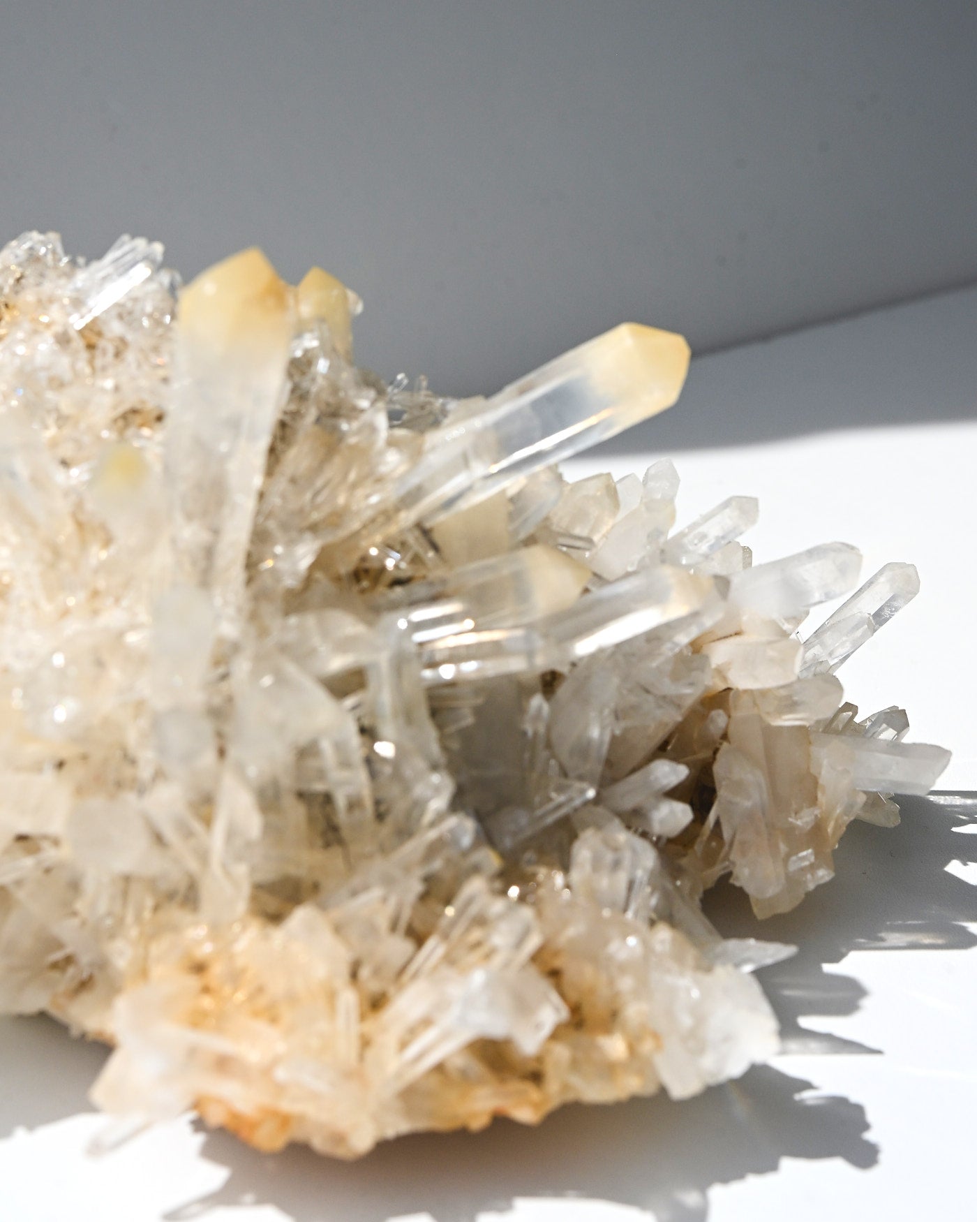 Statement Mango Quartz Lemurian Cluster – Colombia