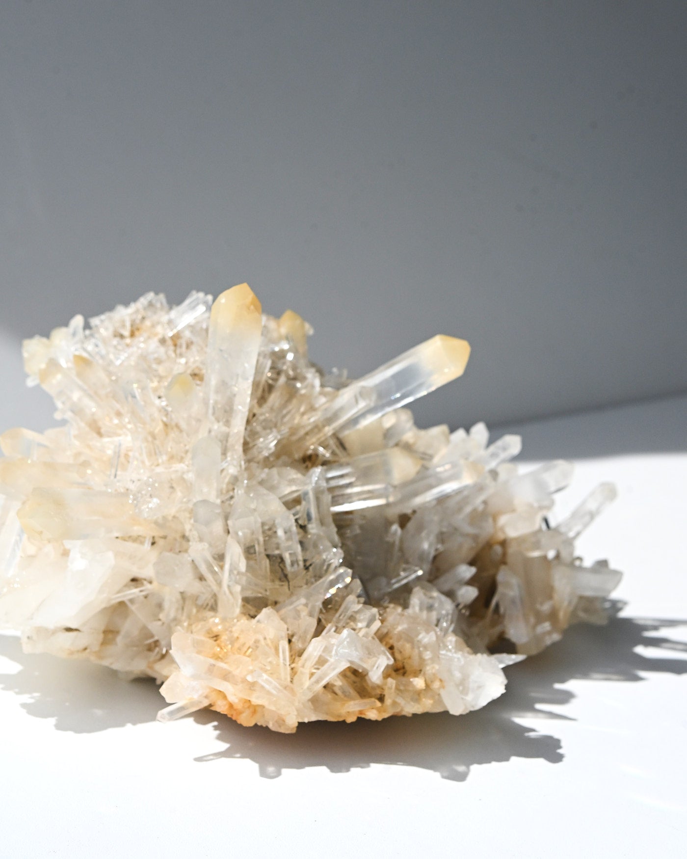 Statement Mango Quartz Lemurian Cluster – Colombia