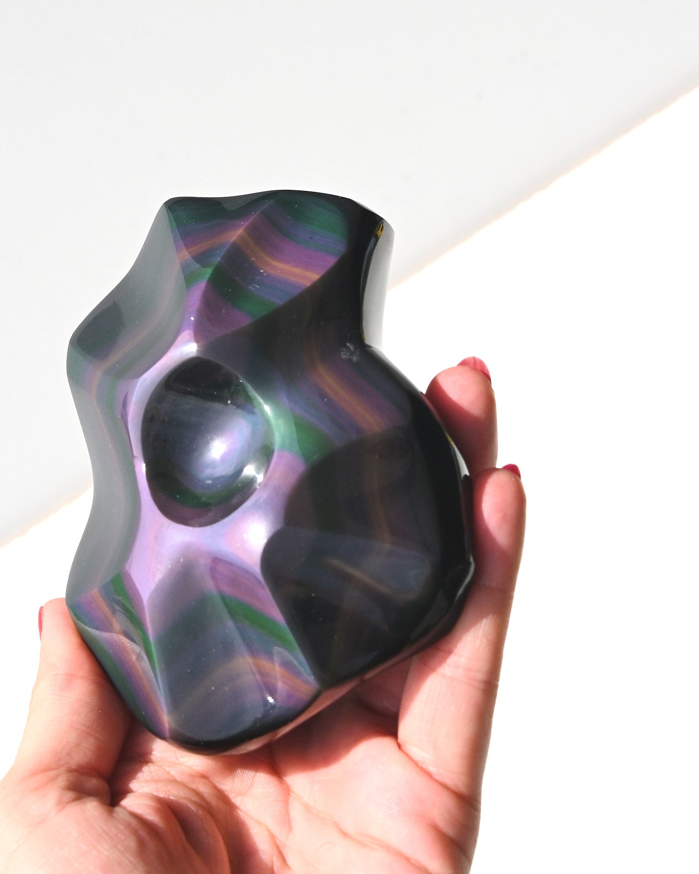 Rainbow Obsidian Freeform 4in