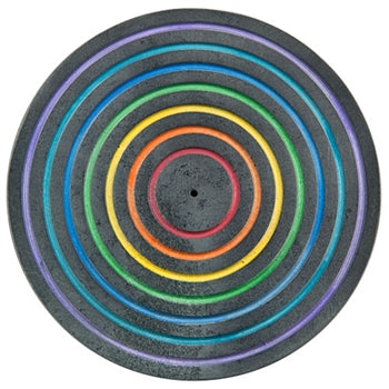 Chakra Ring Soapstone Incense Burner