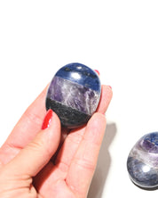 Clarity Palm Stone — Amethyst, Lapis Lazuli, Labradorite