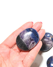Clarity Palm Stone — Amethyst, Lapis Lazuli, Labradorite