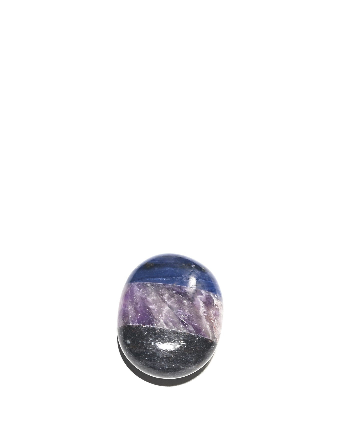 Clarity Palm Stone — Amethyst, Lapis Lazuli, Labradorite