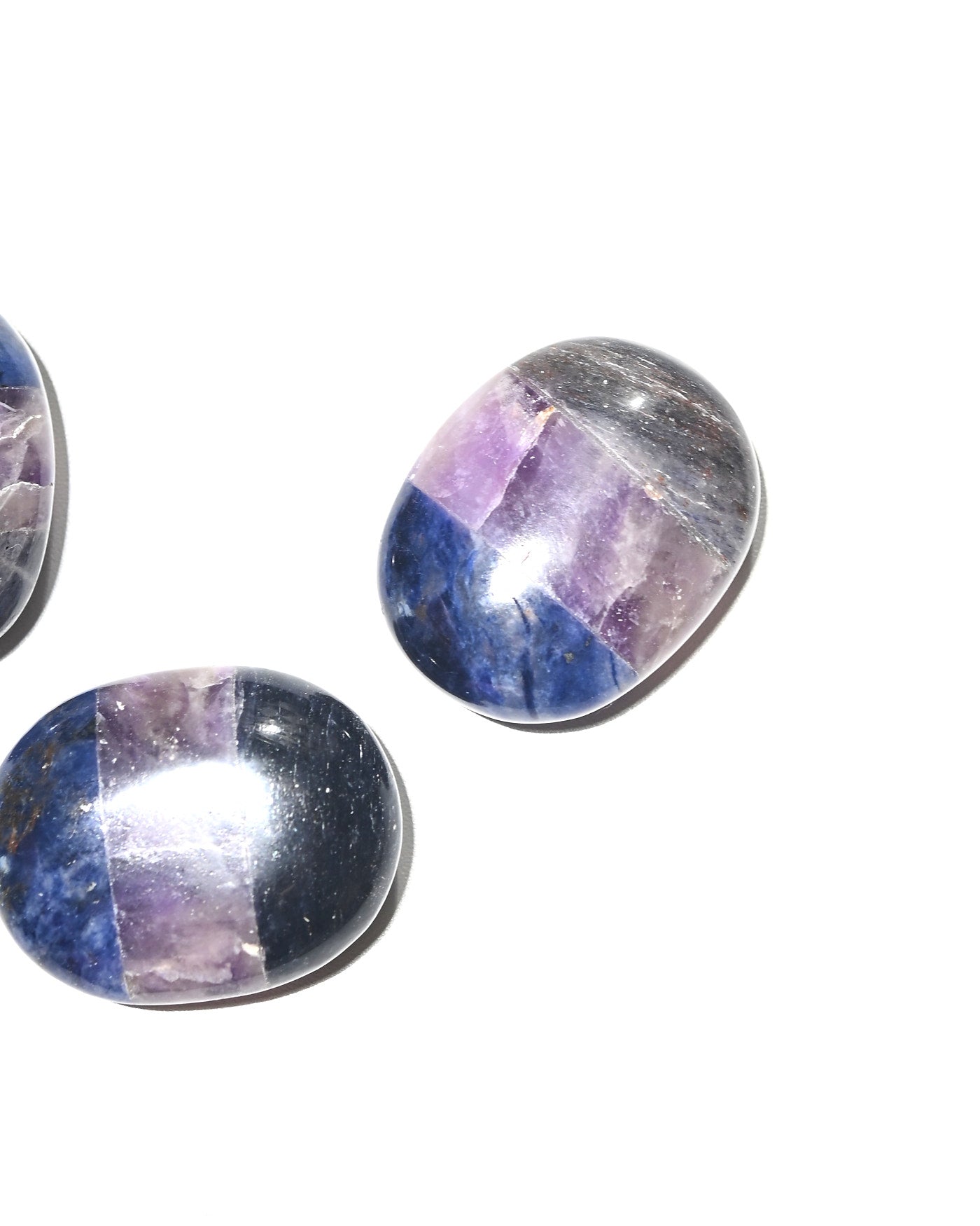 Clarity Palm Stone — Amethyst, Lapis Lazuli, Labradorite