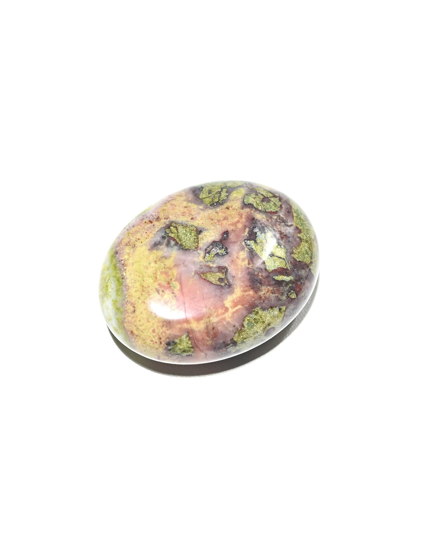 Dragon Blood Jasper Palm Stone