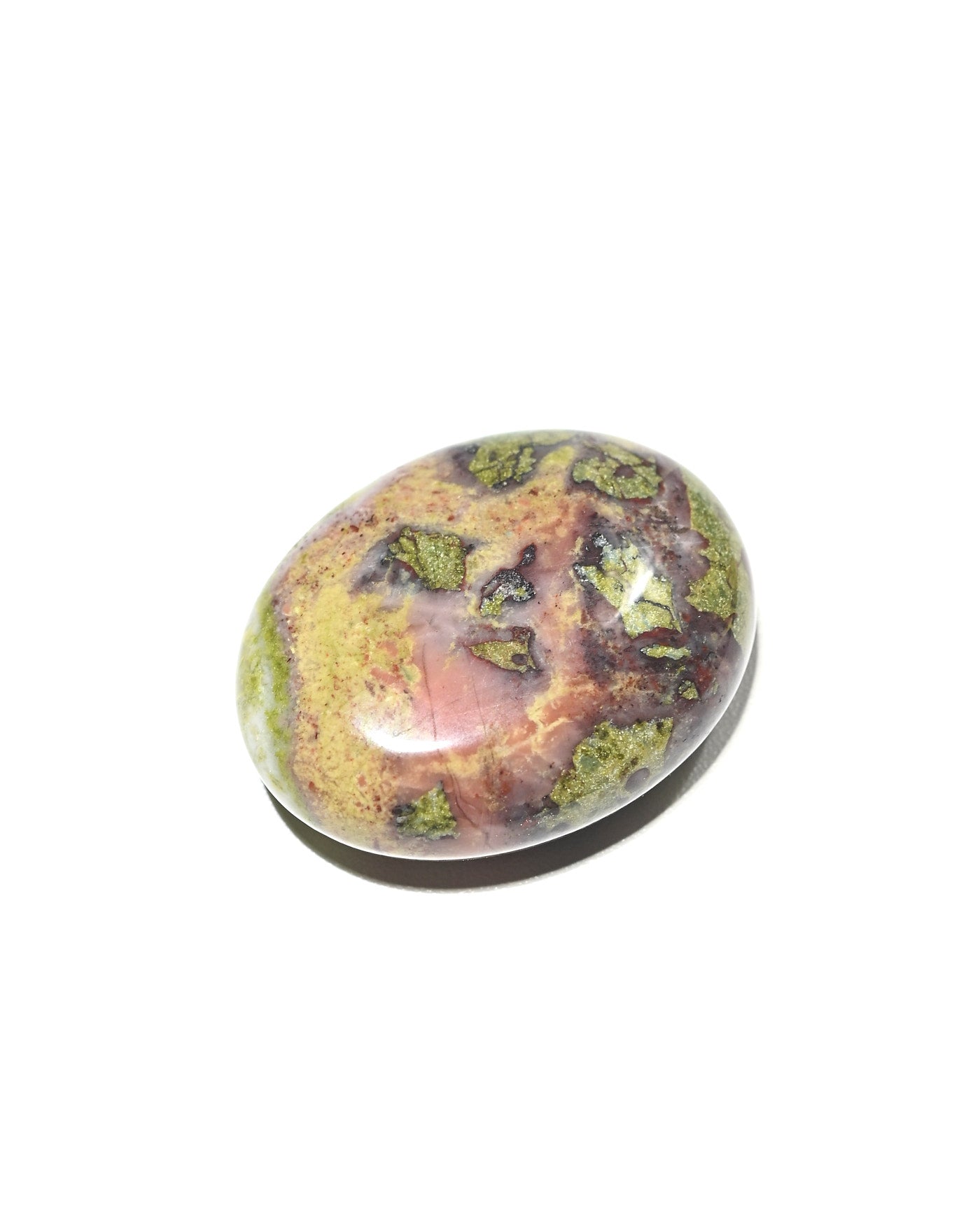 Dragon Blood Jasper Palm Stone
