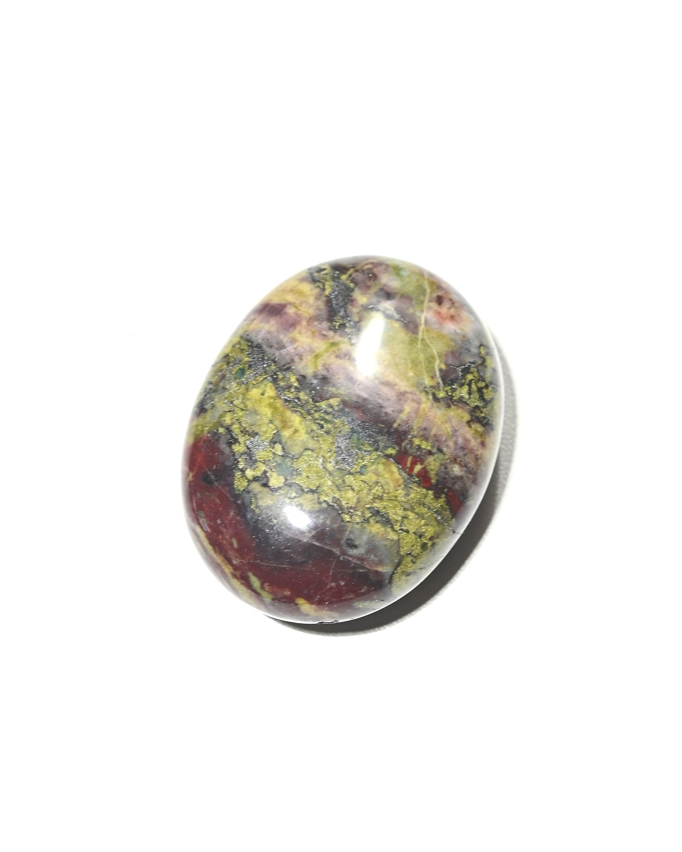 Dragon Blood Jasper Palm Stone