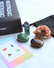 Create Crystal Kit – Fluorite, Aventurine, Tiger’s Eye & Aragonite