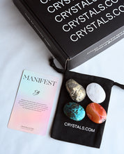 Manifest Crystal Kit – Abundance, Prosperity & Success Crystals