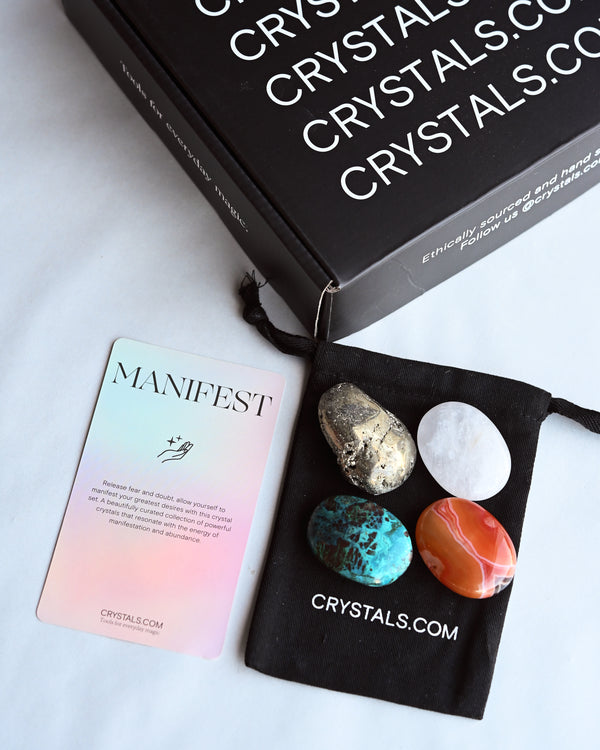 Manifest Crystal Kit – Abundance, Prosperity & Success Crystals