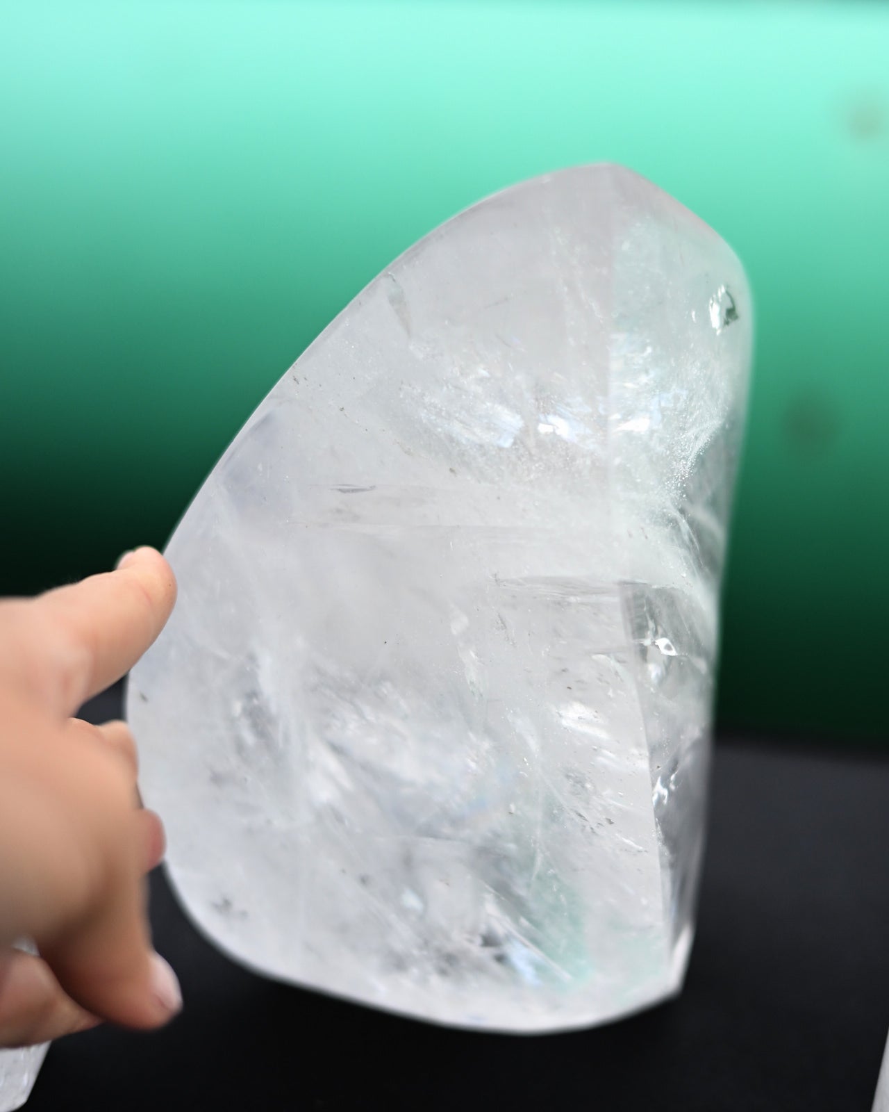 Clear Quartz  Wave Flame 6.6lbs