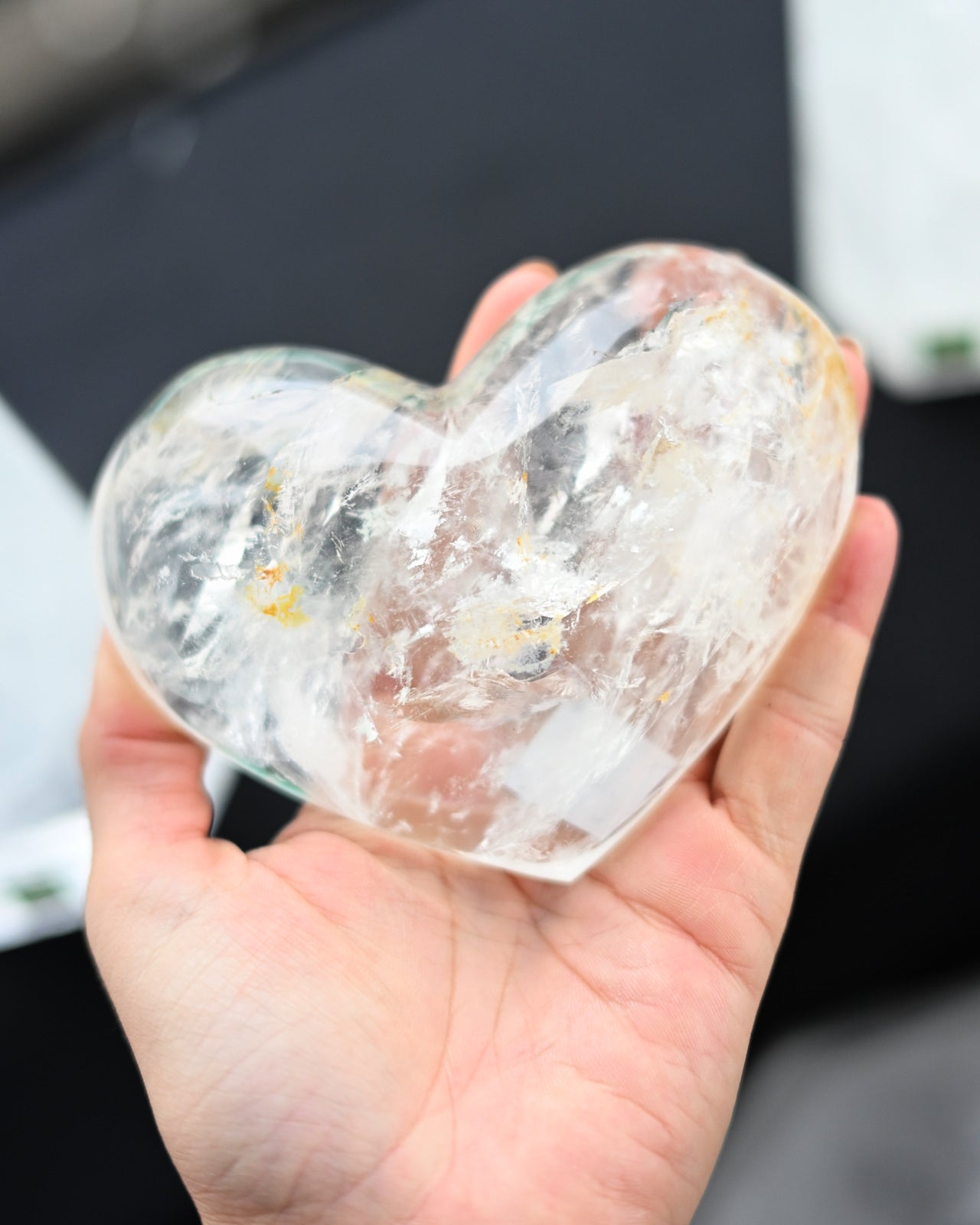 Clear Quartz Heart 1lb