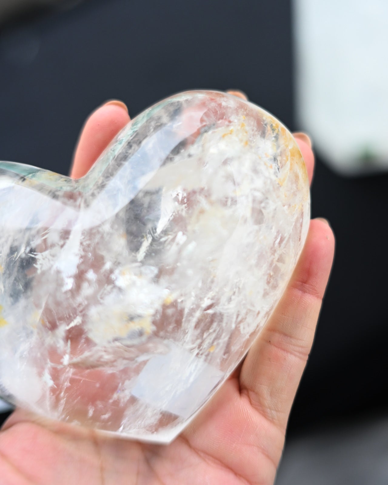 Clear Quartz Heart 1lb