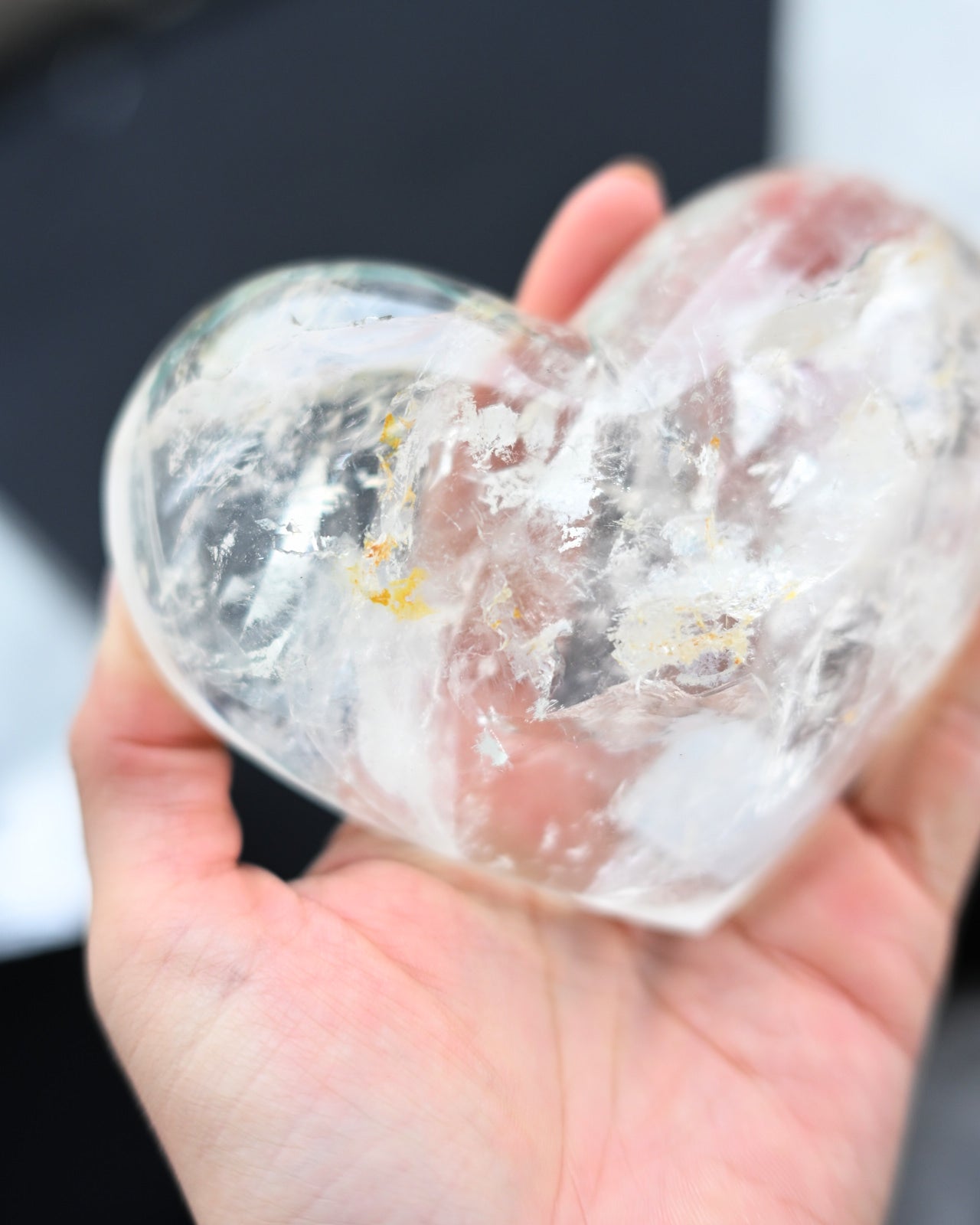 Clear Quartz Heart 1lb