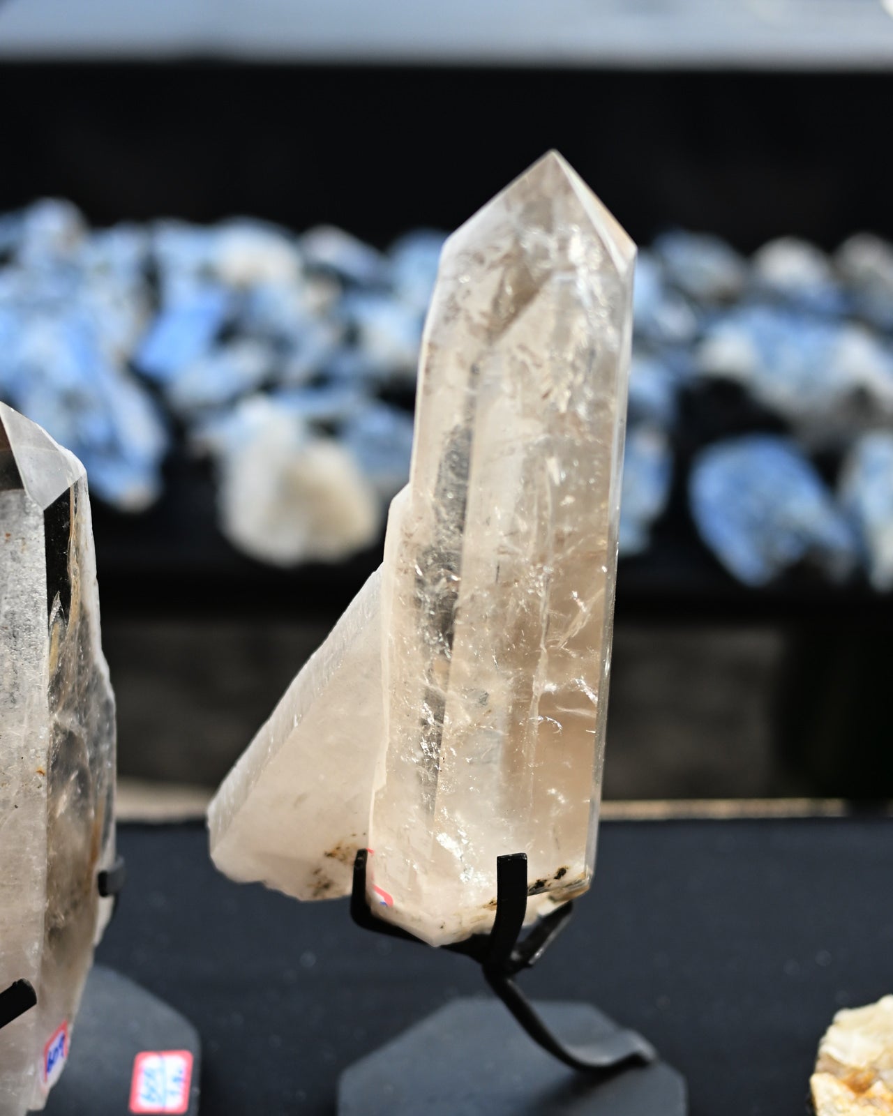 Natural Smoky Quartz Point on Stand