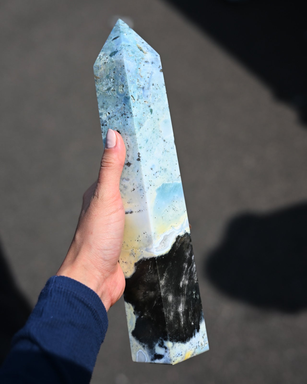 Ocean Jasper Tower 4.6lbs – CRYSTALS.COM