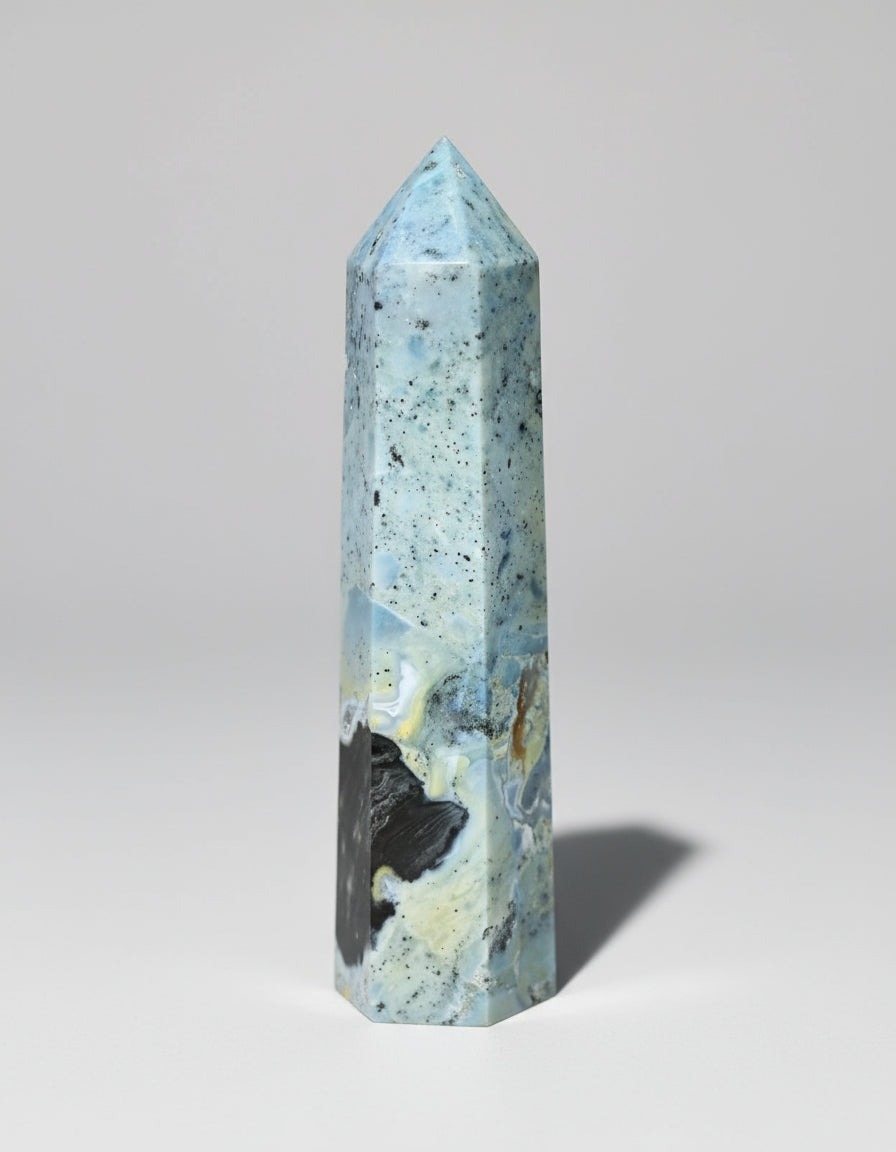 Ocean Jasper Tower 4.6lbs | Statement Crystal Decor | Crystals.com