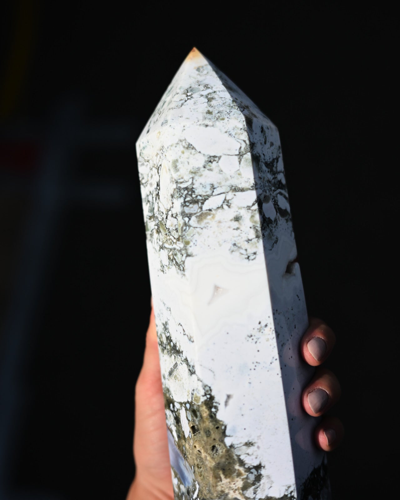 Ocean Jasper Tower 4.8lbs | Collector Crystal Decor | Crystals.com