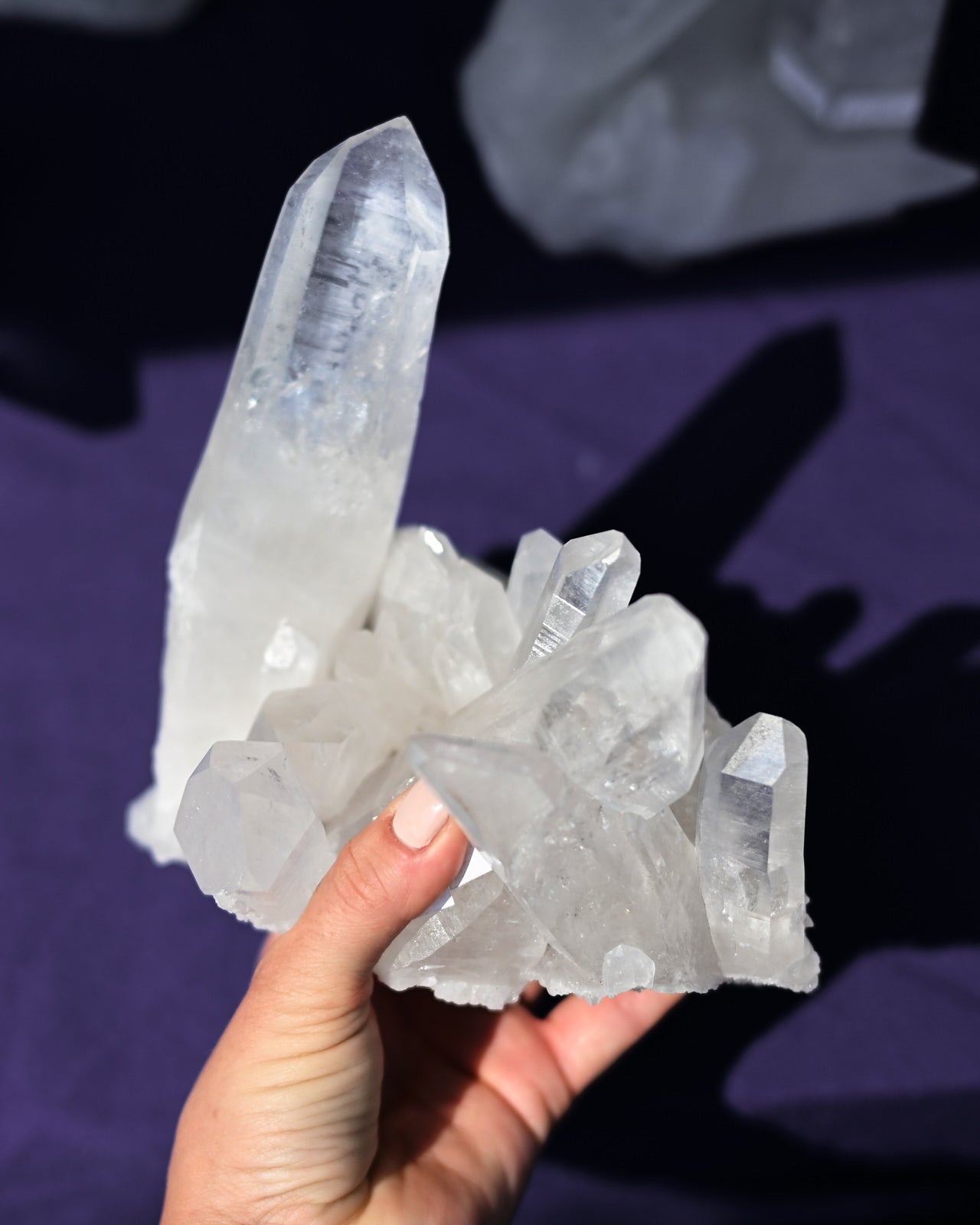 Clear Quartz Cluster 3.5lbs