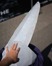 Museum-Quality Lemurian Quartz Point 72lbs