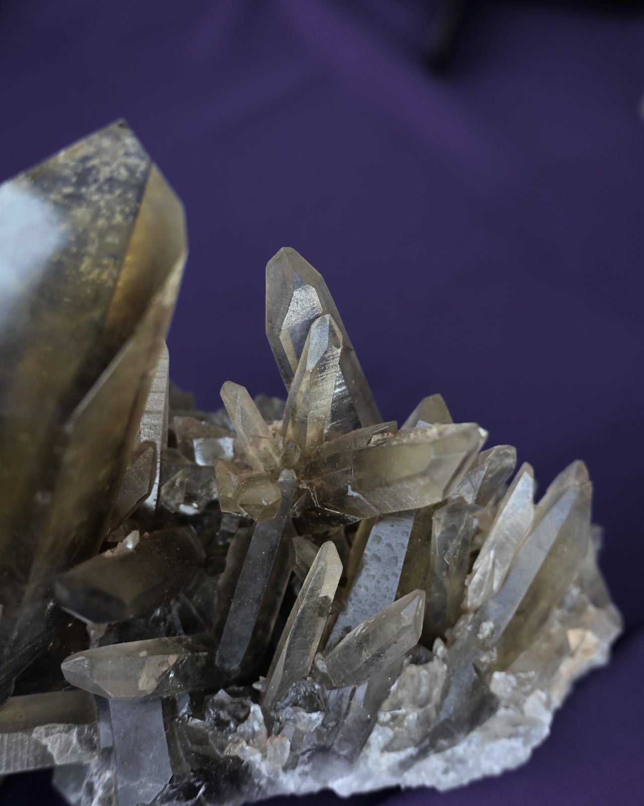 Rare Smoky Lemurian Cluster 7lb