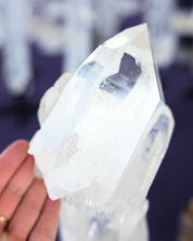 Clear Quartz Cluster on Stand III
