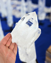Clear Quartz Cluster on Stand III