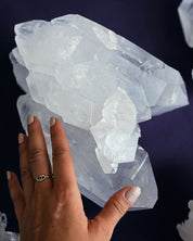 Double Terminated Clear Quartz Cluster A