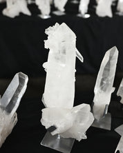 14lb Lemurian Quartz Cluster on Stand