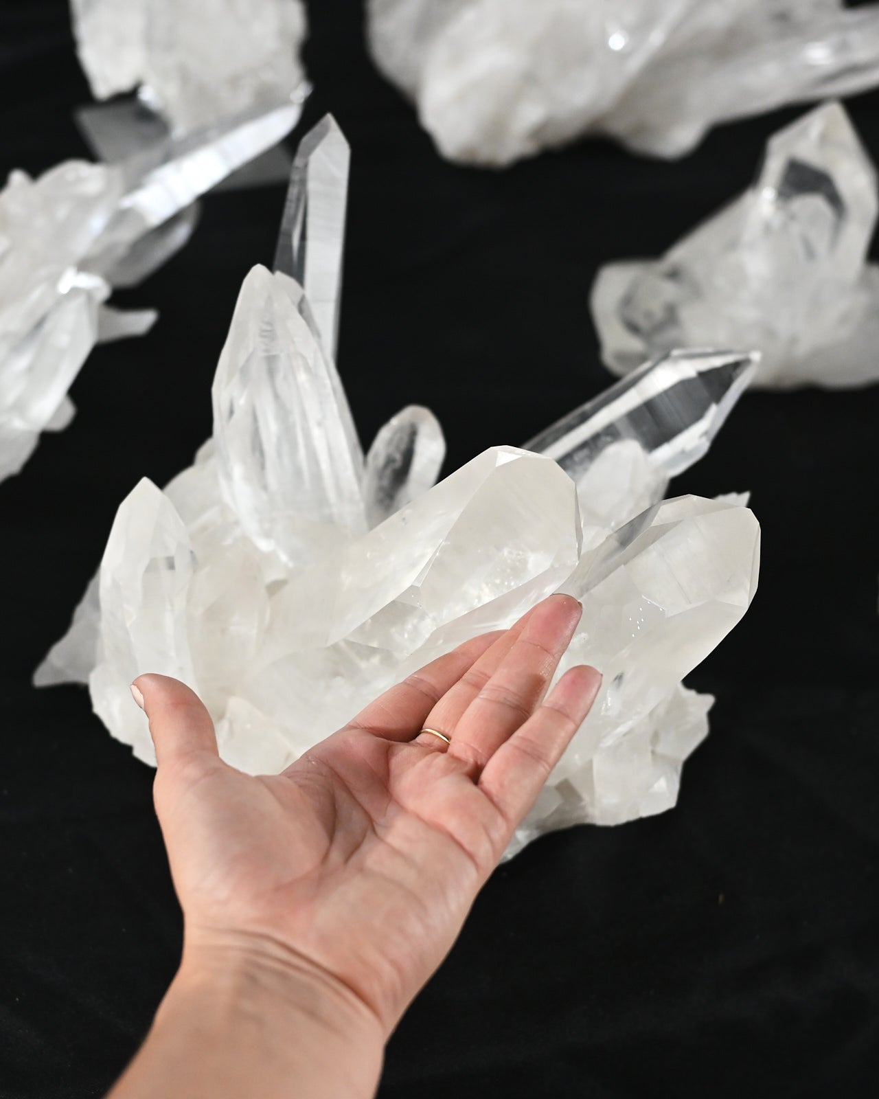 14.5lb Lemurian Quartz Cluster