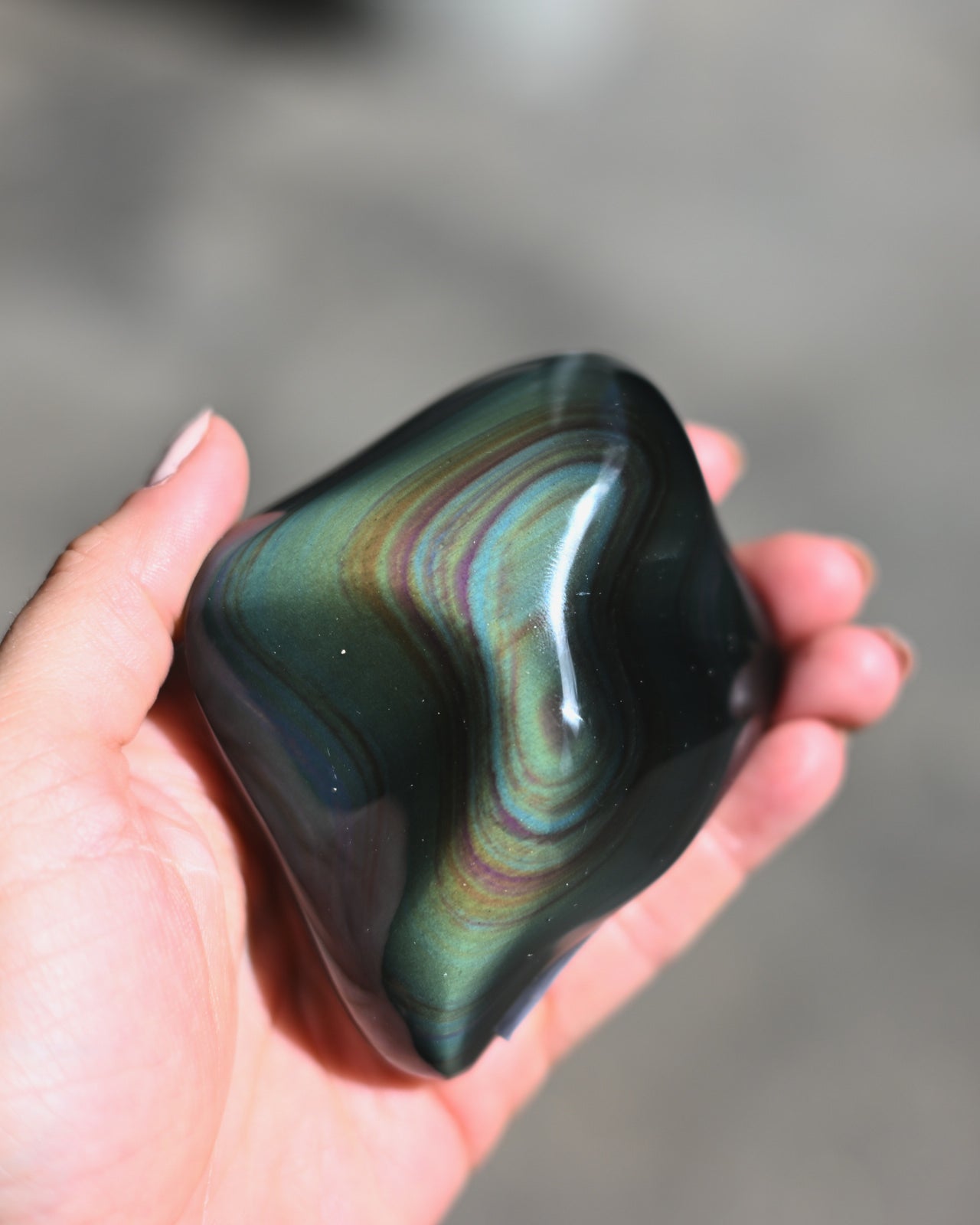 Rainbow Obsidian Freeform