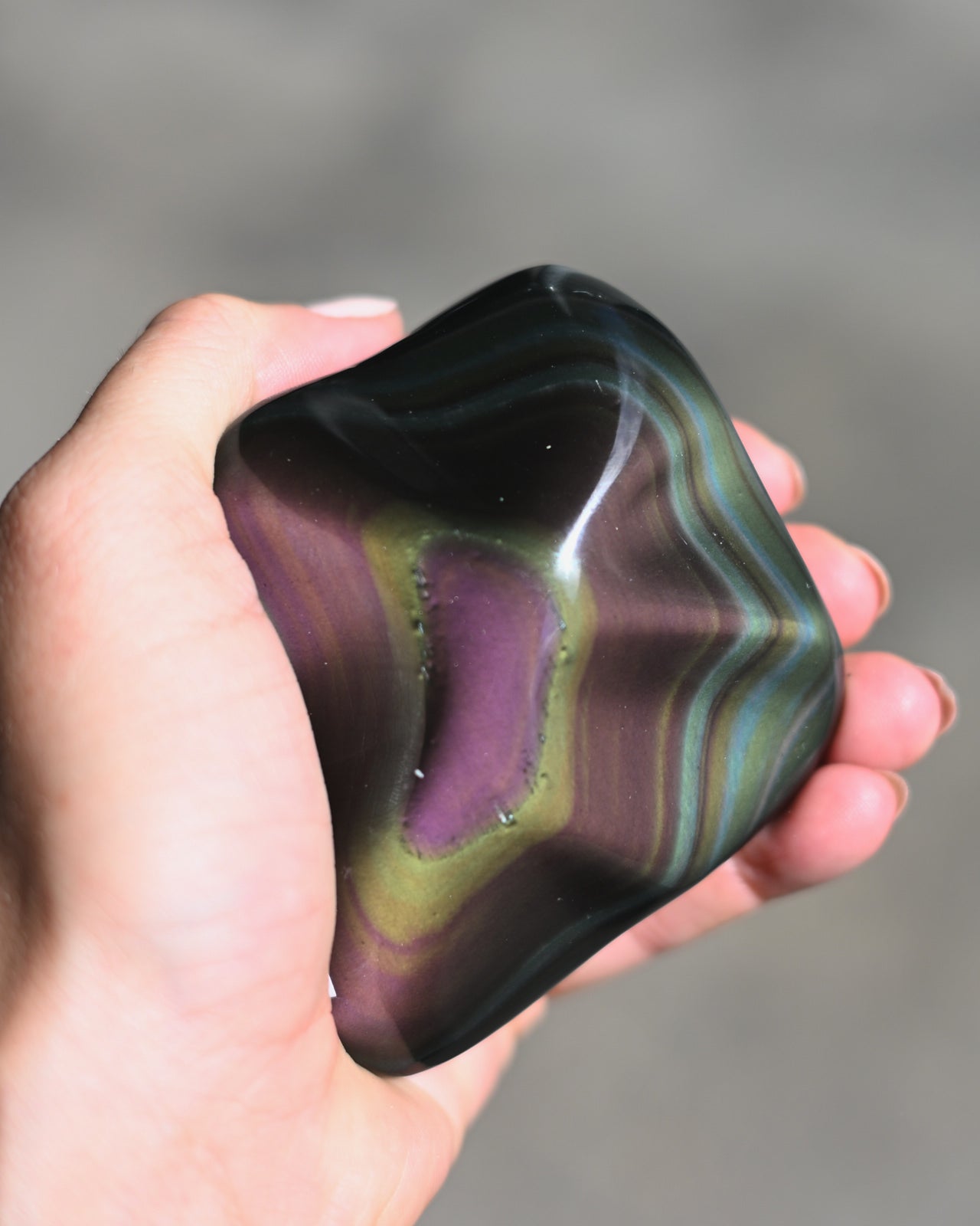 Rainbow Obsidian Freeform