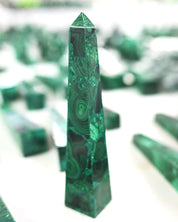 Malachite Obelisk 7.5inch