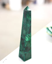 Malachite Obelisk 7.5inch