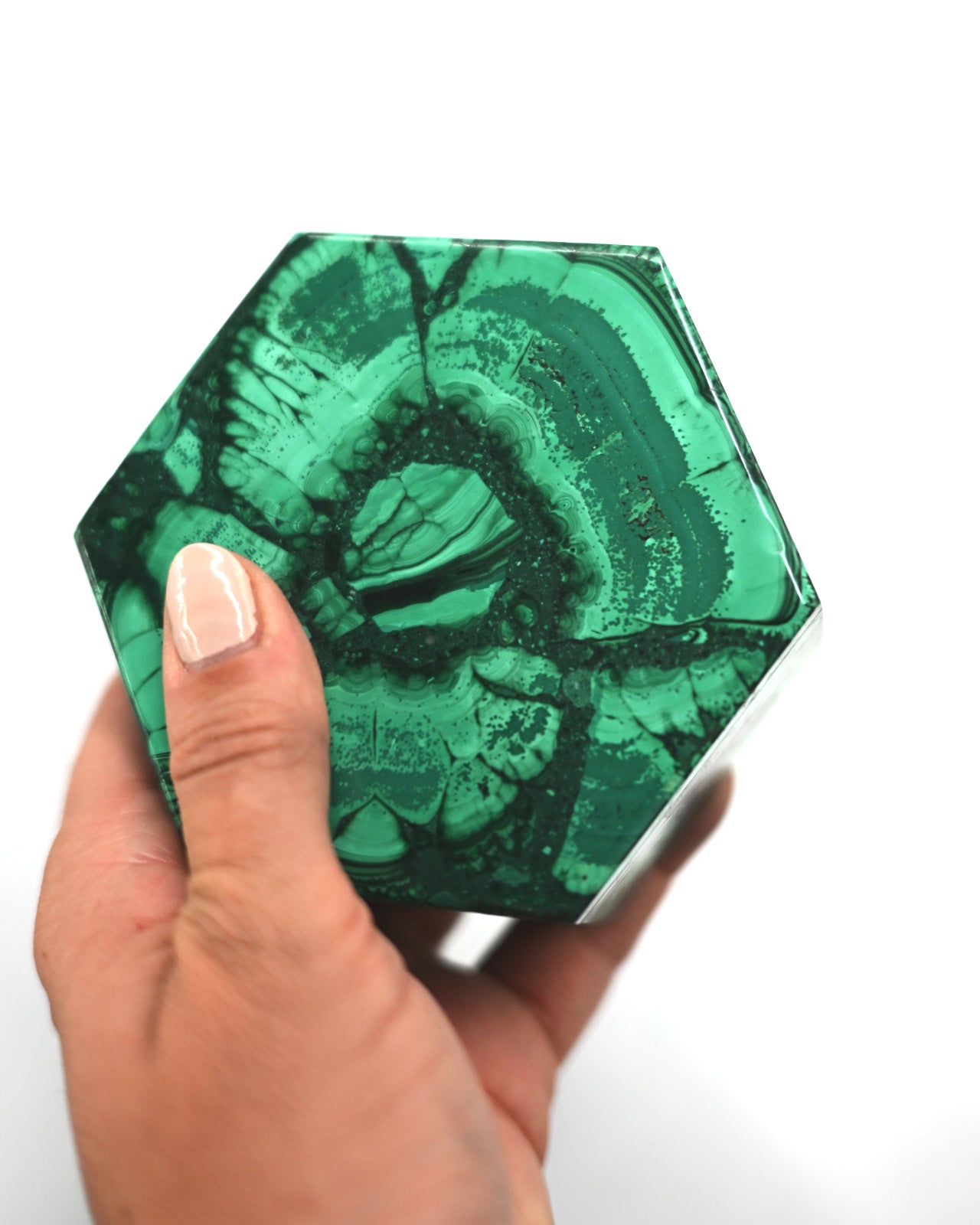 Handcrafted Malachite Box