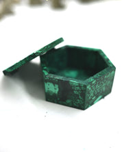 Handcrafted Malachite Box